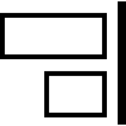 objektausrichtung rechts icon