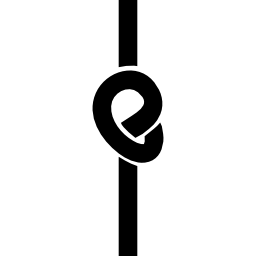 simbolo del contorno del nodo icona