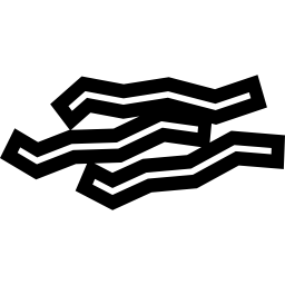 Bacon strips outline icon