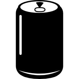 envase de lata de bebidas refrescos icono