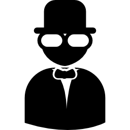 帽子、スーツ、ネクタイをした男性 icon