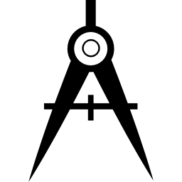 variante de herramienta de brújula icono