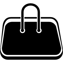 Handbag with white border icon