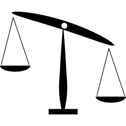 Balancing scale variant icon