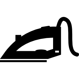 strijkijzer variant met draad icoon