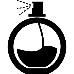 contenitore spray per profumo icona