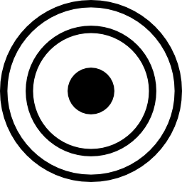 variante de alvo circular Ícone