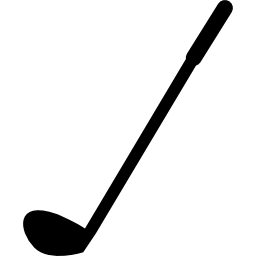 golfclubvariant in diagonale positie icoon