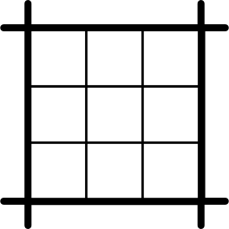 variante de disposition carrée Icône
