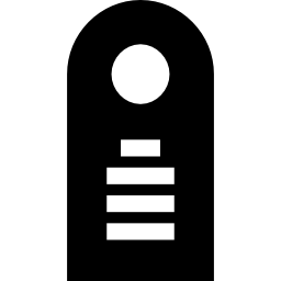 perilla de la puerta icono