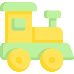 trem de brinquedo Ícone