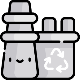 planta recicladora icono