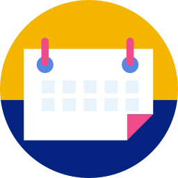strona kalendarza ikona