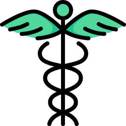 symbole du caducée Icône
