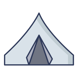 camping zelt icon