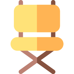 Folding chair icon