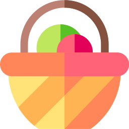 Food basket icon