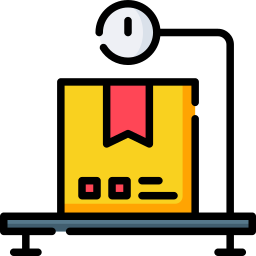 Parcel weight icon