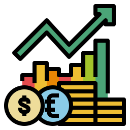 taux de change Icône