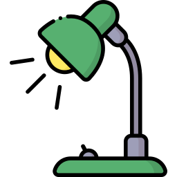 Desk lamp icon