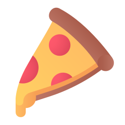 porción de pizza icono