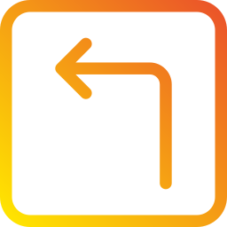 Left turn icon