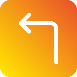 Left turn icon