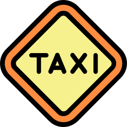 taxi halte icoon