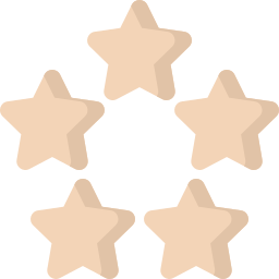 5 stelle icona