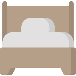 Односпальная кровать иконка