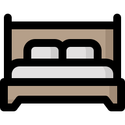 Королевская кровать иконка