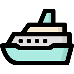 Cruise ship icon