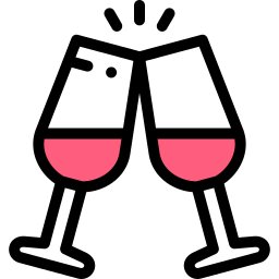 wijnglazen icoon