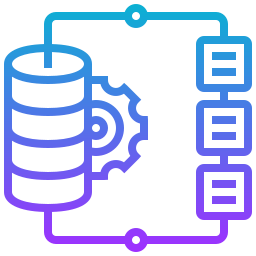 integración de datos icono