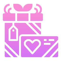 caja de regalo icono