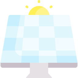 Solar panel icon