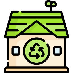 Eco house icon