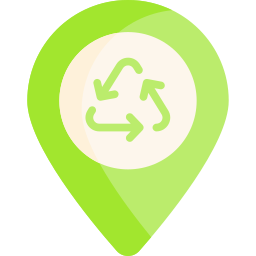 centro de reciclaje icono