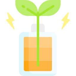 Green power icon