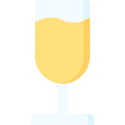 copa de champagne icono