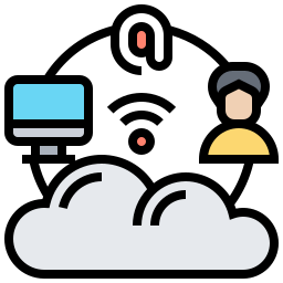 Cloud computing icon