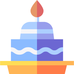 Birthday cake icon