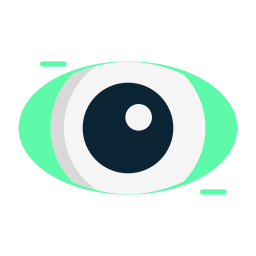 siatkówka oka ikona