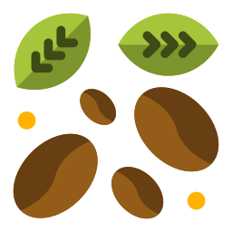 Coffee bean icon