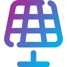panel solar icono