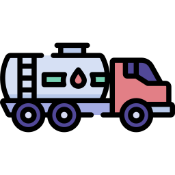 camión de aceite icono