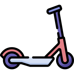 Kick scooter icon