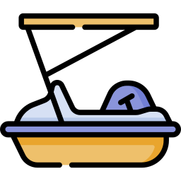 barco a pedal Ícone