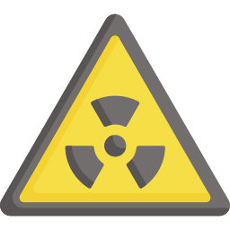 radioactif Icône