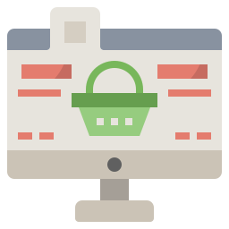 Online shop icon